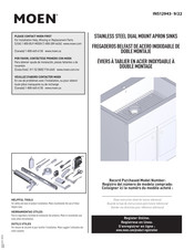 Moen GS182082B Instructions D'installation