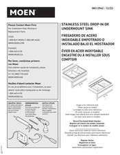 Moen GS182082B Instructions D'installation