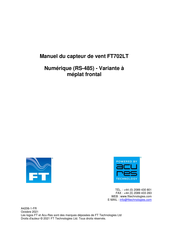 FT Technologies FT702LT Manuel