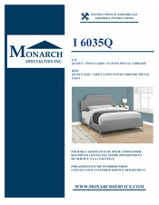 Monarch Specialties I 6035Q Instructions D'assemblage