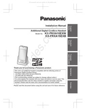 Panasonic KX-PRXA15EXB Manuel D'installation