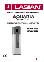 LASIAN Aquaria 250 S3 Mode D'emploi Et Instructions D'installation