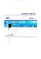 Samsung SyncMaster 152T Guide De L'utilisateur