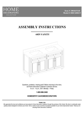 Home Decorators Collection Grovehurst HDC60DGV Instructions D'assemblage