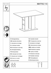 byLIVING MATTIS 110 Instructions De Montage