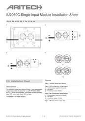 Aritech IU2050C Fiche D'installation