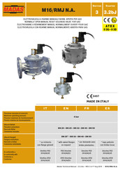 Madas M16/RMJ N.A. Manuel D'installation Et De Fonctionnement