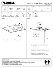 Lorell Sit-to-Stand 99549 Instructions D'assemblage
