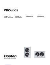 Boston Acoustics VRiSub82 Mode D'emploi