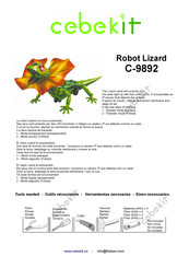 CEBEKIT Robot Lizard C-9892 Manuel D'instructions