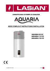 LASIAN AQUARIA 110 S2 Mode D'emploi Et Instructions D'installation