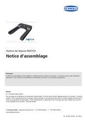 schmalz 10.08.09.00013 Notice D'assemblage