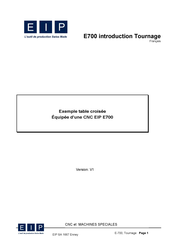 EIP E700 Manuel Simplifié