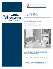 Monarch Specialties I 3438-1 Instructions D'assemblage