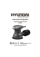 Hyundai power products HPO240 Instructions Originales