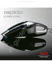 AEG RAPIDO CAR VAC Manuel D'instructions