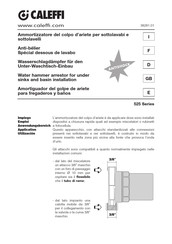 Caleffi 525 Serie Mode D'emploi