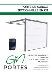 GM Portes Ecoline 500A Notice De Montage Et D'entretien