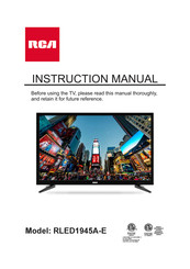 Rca RLED1945A-E Manuel D'instructions