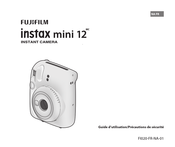 FujiFilm instax mini 12 Guide D'utilisation Et De Securite