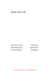 AEG Electrolux SANTO 70300-5 KA Notice D'utilisation