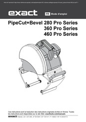 eXact PipeCut+Bevel Pro 460 Serie Mode D'emploi