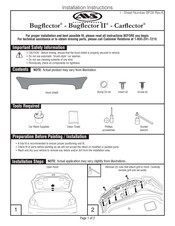 AVS Bugflector II Instructions D'installation