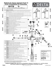 Delta Teck II 81T2 1 Série Fiche D'installation