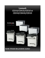 Lexmark CX510 Série Guide D'étude