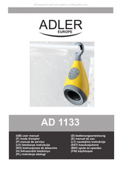 Adler europe AD 1133 Mode D'emploi