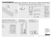 Blum TANDEMBOX Guide Rapide