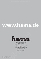 Hama 00049536 Mode D'emploi