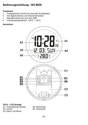 Technoline WS 8038 Guide D'utilisation