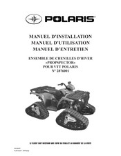 Polaris PROPSPECTOR Manuel D'utilisation