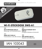 SilverCrest SWS-A1 Consignes D'utilisation Et De Sécurité