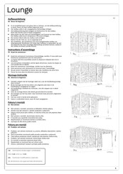 Holzwurm Lounge OTPE2L Instructions D'assemblage