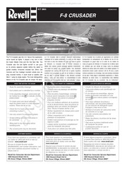 REVELL F-8 CRUSADER Instructions D'assemblage