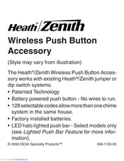 Heath Zenith WB-6444-TX Mode D'emploi