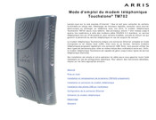 Arris Touchstone TM702 Mode D'emploi