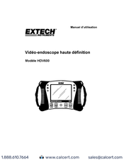 Extech Instruments HDV640 Manuel D'utilisation