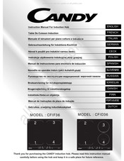 Candy CFIF36 Mode D'emploi