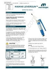 Macnaught LEVERGUN K45 Manuel D'instruction