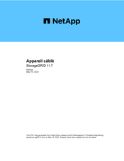 NetApp StorageGRID 11.7 SGSG6060 Mode D'emploi