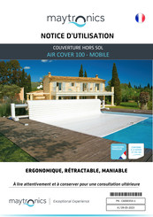 Maytronics AIR COVER 100 MOBILE Notice D'utilisation