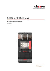 Schaerer Coffee Skye Manuel D'utilisation