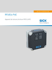 SICK RFU61 PoE Serie Notice D'instruction