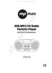 MPMan CSU-55 Mode D'emploi