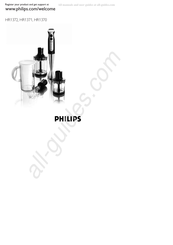 Philips HR1371 Mode D'emploi