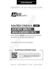 MEE AUDIO MATRIX CINEMA ANC Mode D'emploi