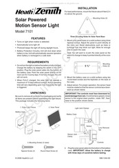 Heath Zenith 7101 Mode D'emploi